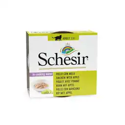 Pets Place Schesir Kat Blik Gelei - Natvoer - 75 g Kip&Appel aanbieding