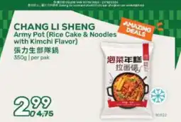Amazing Oriëntal Chang Li Sheng Army Pot (Rice Cake & Noodles with Kimchi Flavor) aanbieding
