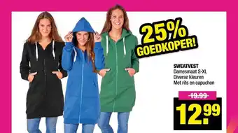 Big Bazar Sweatvest aanbieding