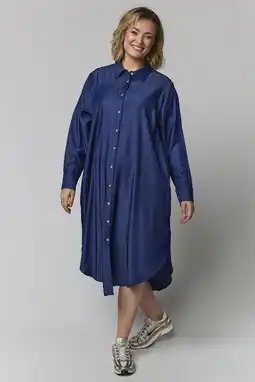 Wehkamp Gozzip blousejurk - donkerblauw aanbieding