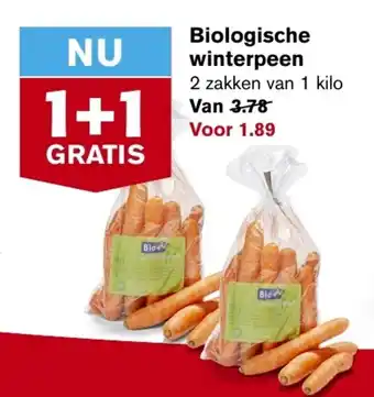 Hoogvliet Biologische winterpeen aanbieding