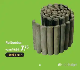 Hubo Rolborder aanbieding