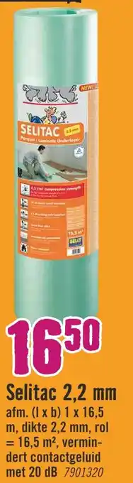 Hornbach Selitac 2,2 mm aanbieding