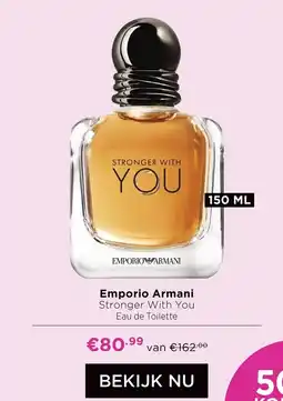 ICI Paris XL Emporio Armani Stronger With You aanbieding
