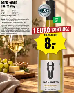 Dirck 3 Dark Horse Chardonnay aanbieding