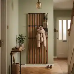 Action Kapstok wandpaneel – walnoot aanbieding