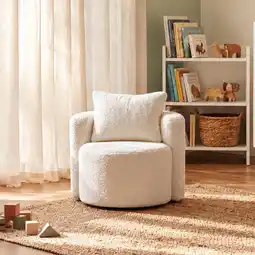 Action Kinderfauteuil met kussen - wit aanbieding