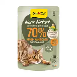 Zooplus GimCat Near Nature 16 x 85 g (VERSCHIEDENE SORTEN: Kip, Rund etc.) - Huhn & Kaninchen aanbieding