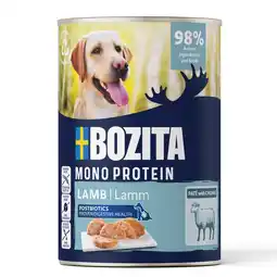 Zooplus 6x400g Bozita Dog Pate Lam natvoer voor honden aanbieding