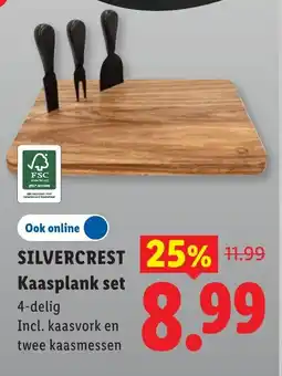 Lidl Silvercrest Kaasplank set aanbieding