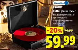 Lidl Tronic Koffer platenspeler aanbieding