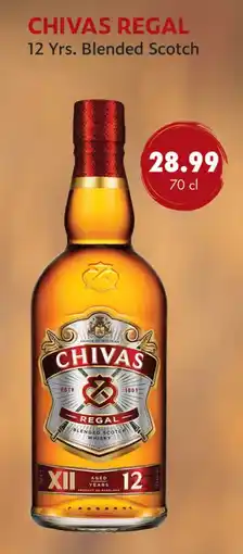 uw topSlijter Chivas Regal 12 Yrs. Blended Scotch aanbieding