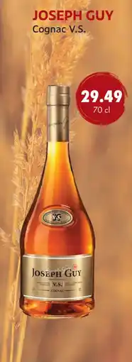 uw topSlijter Joseph Guy Cognac V.S. aanbieding