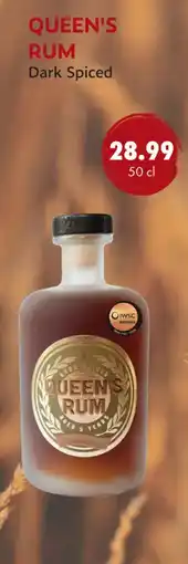 uw topSlijter Queen's Rum Dark Spiced aanbieding