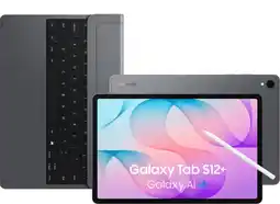 Coolblue Samsung Galaxy Tab S12 Plus 12,6 inch 256GB Wifi Grijs + Toetsenbord QWERTY aanbieding