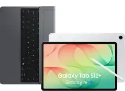 Coolblue Samsung Galaxy Tab S12 Plus 12,6 inch 512GB Wifi Zilver + Toetsenbord QWERTY aanbieding