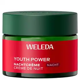 De Online Drogist Weleda Youth Power Nachtcrème Granaatappel Astaxanthine 40ML aanbieding