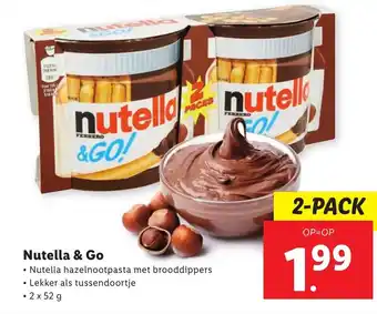 Lidl Nutella & go aanbieding