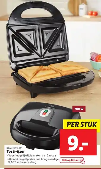 Lidl Tosti-ijzer aanbieding
