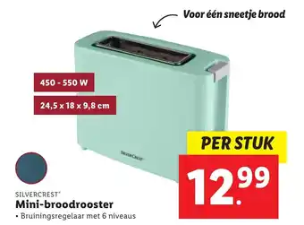 Lidl Mini-broodrooster aanbieding