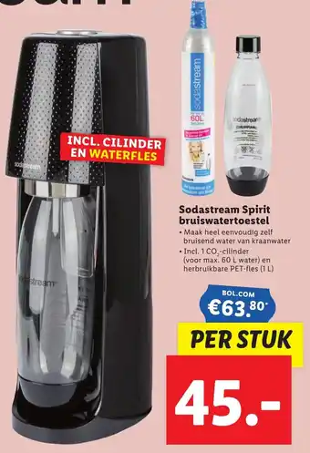 Lidl Sodastream spirit bruiswatertoestel aanbieding