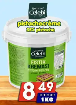 Özbaktat Supermarkt Gourmet Celebi pistachecrème aanbieding