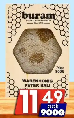 Özbaktat Supermarkt buram wabenhonig petek bali aanbieding