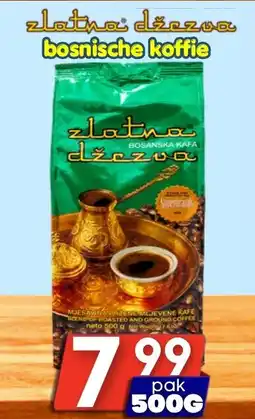 Özbaktat Supermarkt zlatna dččžva bosnische koffie aanbieding
