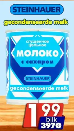 Özbaktat Supermarkt steinhauer gecondenseerde melk aanbieding