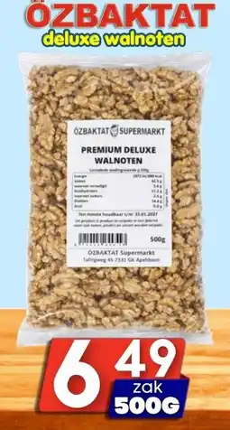 Özbaktat Supermarkt ozbaktat deluxe walnoten aanbieding
