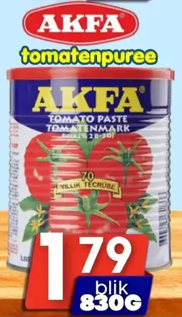 Özbaktat Supermarkt akfa tomatenpuree aanbieding