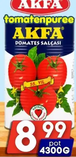 Özbaktat Supermarkt akfa tomatenpuree aanbieding