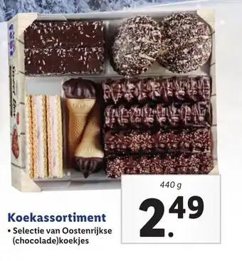 Lidl Koekassortiment 440g aanbieding