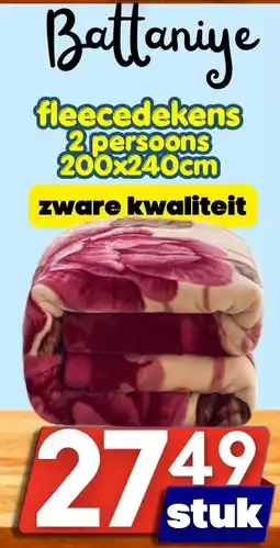 Özbaktat Supermarkt Battaniye fleece dekens aanbieding