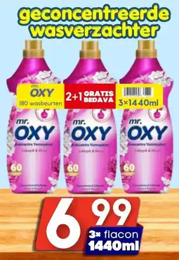 Özbaktat Supermarkt mr. OXY geconcentreerde wasverzachter aanbieding