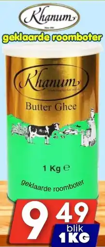 Özbaktat Supermarkt Khanum geklaarde roomboter aanbieding