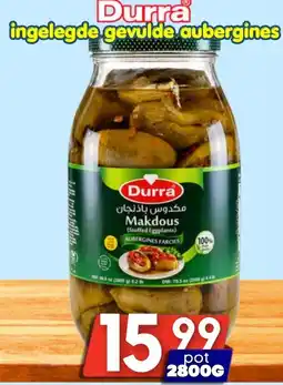 Özbaktat Supermarkt Durra ingelegde gevulde aubergines aanbieding