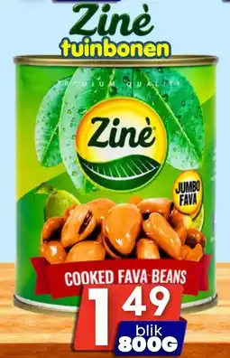 Özbaktat Supermarkt Zinè tuinbonen aanbieding