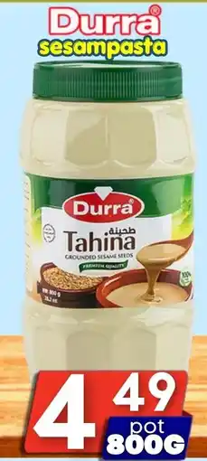 Özbaktat Supermarkt Durra tahina aanbieding