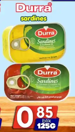 Özbaktat Supermarkt Durra sardines aanbieding