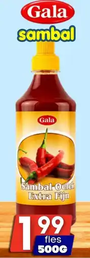 Özbaktat Supermarkt Gala sambal aanbieding