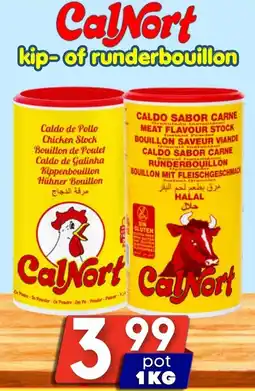 Özbaktat Supermarkt CalNort kip- of runderbouillon aanbieding