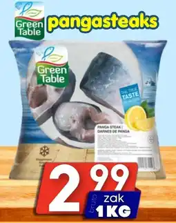 Özbaktat Supermarkt Green Table pangasteaks aanbieding