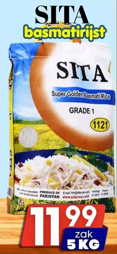 Özbaktat Supermarkt sita basmatirijst aanbieding