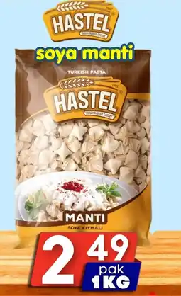 Özbaktat Supermarkt hastel soya manti aanbieding