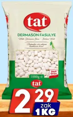Özbaktat Supermarkt tat dermason fasulye aanbieding