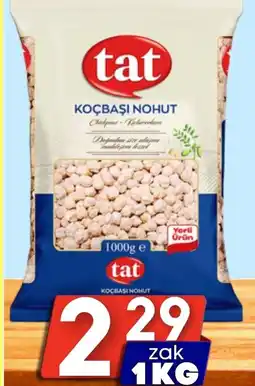 Özbaktat Supermarkt tat koçbaşı nohut aanbieding