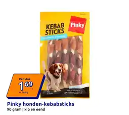 Action Pinky honden-kebabsticks aanbieding