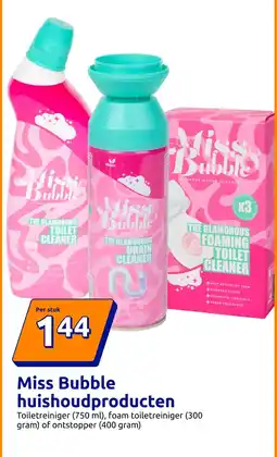 Action Miss Bubble huishoudproducten aanbieding
