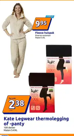 Action Fleece huispak aanbieding